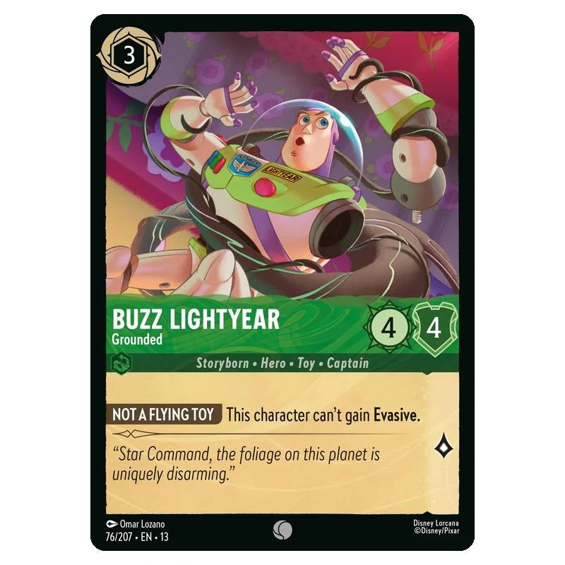 Lorcana - Attack of the Vine - Buzz Lightyear - Grounded (Common) - 76/207