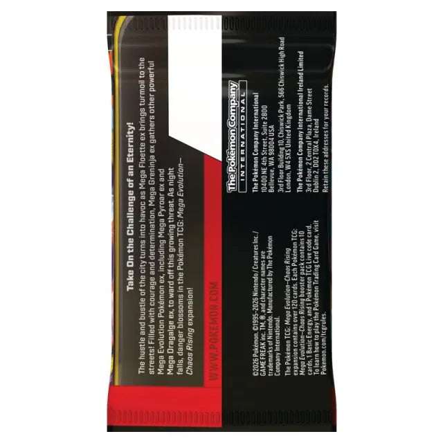 Pokemon - Mega Evolution - Chaos Rising - Booster Pack