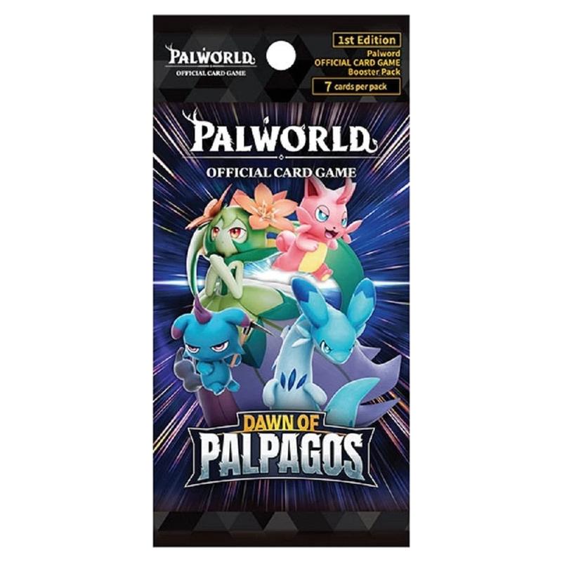 Palworld Official Card Game - Dawn of Palpagos - 1st Edition Booster Box (12 Packs)