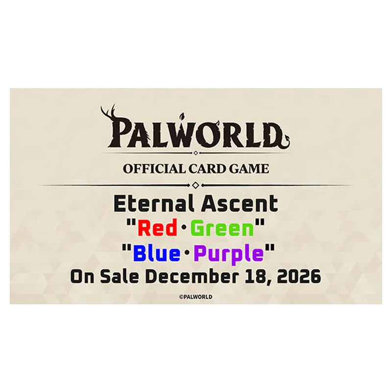 Palworld Official Card Game - Eternal Ascent - Trial Deck - Red/Green