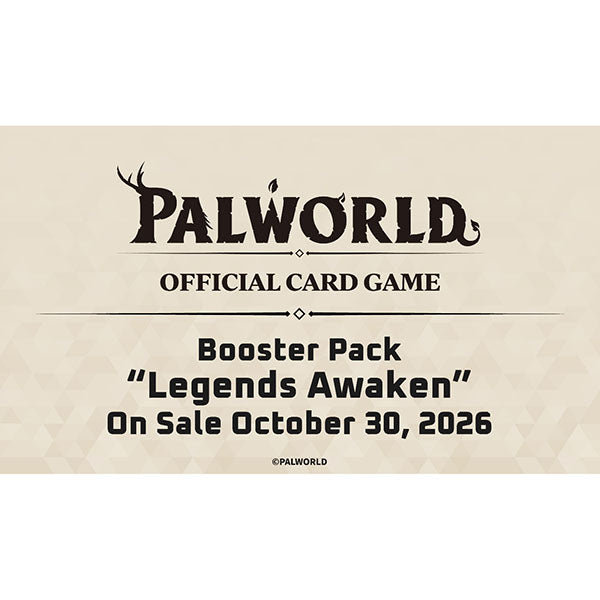 Palworld OFFICIAL CARD GAME - Legends Awaken Booster Box
