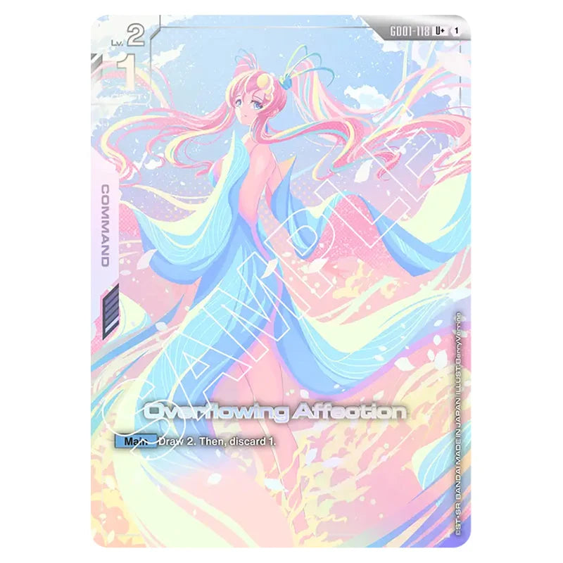Gundam Card Game - Newtype Rising - Overflowing Affection (Uncommon+) - GD01-118