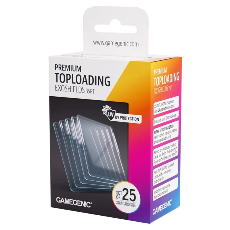 Gamegenic - Premium Toploading Exoshields (25 pack)