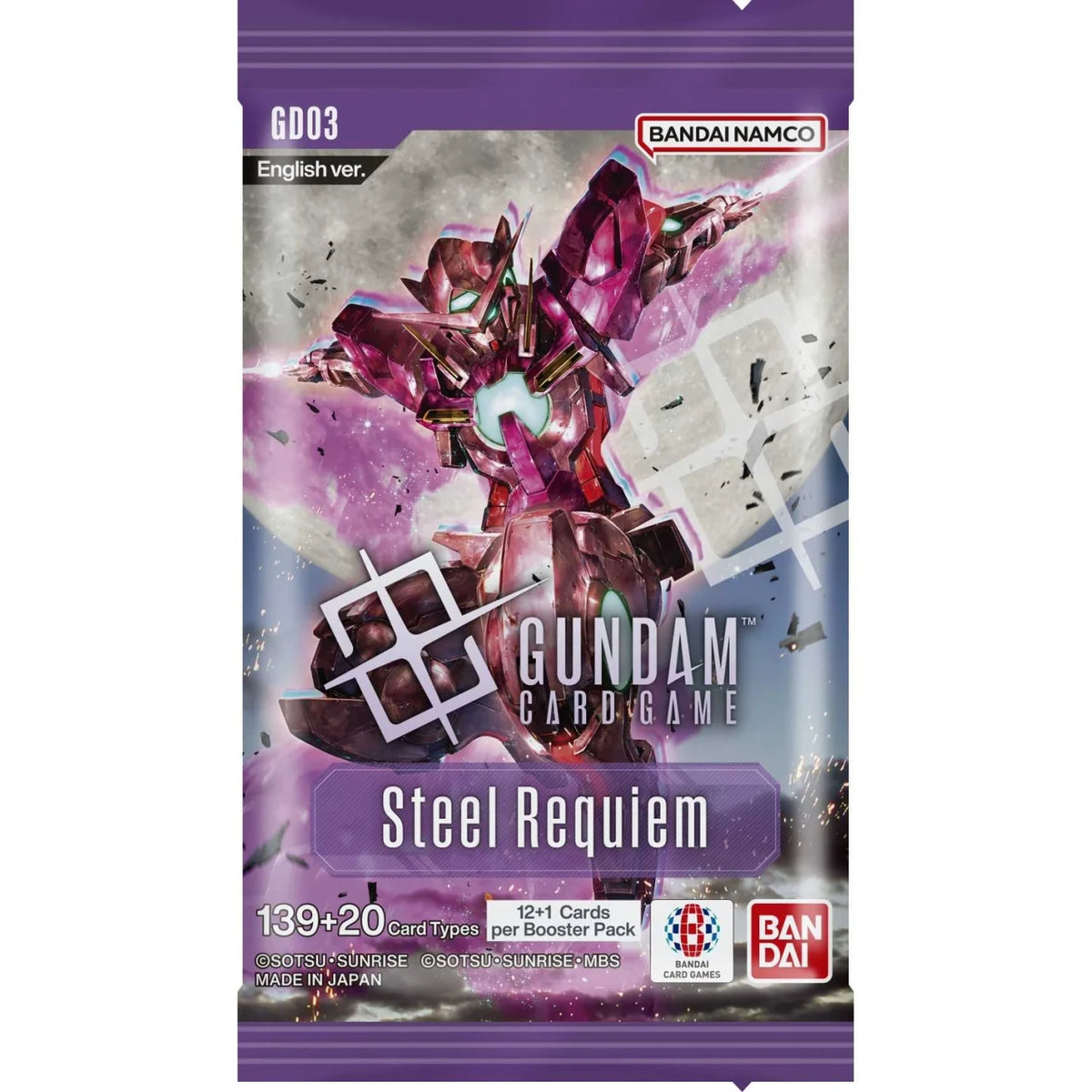 Gundam Card Game: Steel Requiem (GD03) Booster Pack
