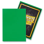 Dragon Shield Matte Apple Green Sleeves : Standard Size (100) : One Piece/Digimon/Pokemon/MTG Cards