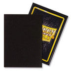 Dragon Shield Matte Black Sleeves Standard Size (100) - One Piece/Digimon/Pokemon/MTG Cards