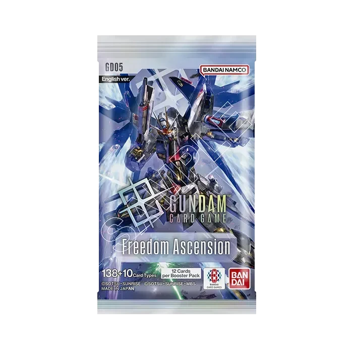 Gundam Card Game: Freedom Ascension (GD05) Booster Pack
