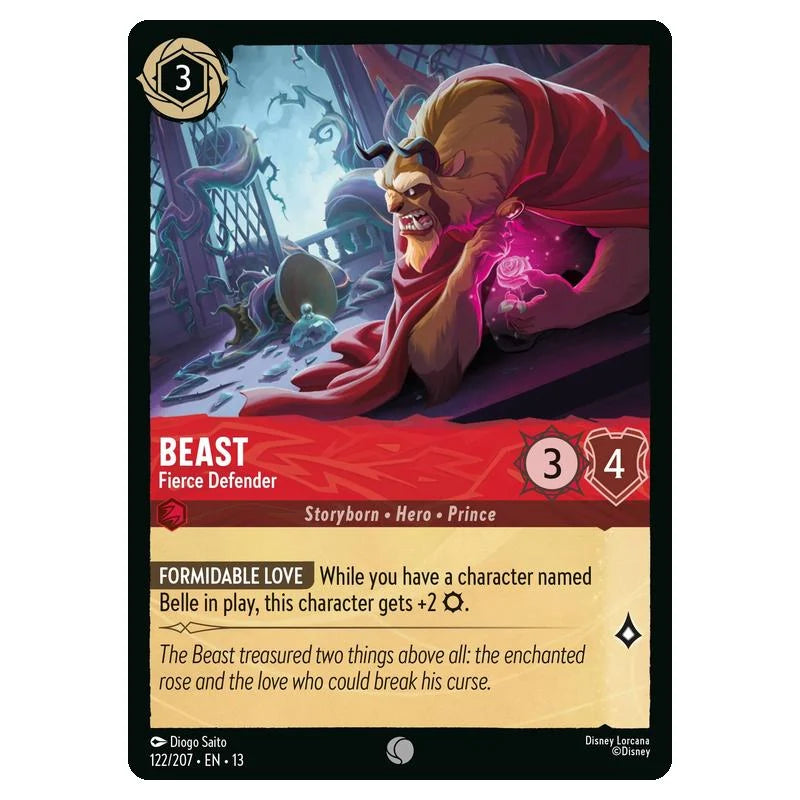 Lorcana - Attack of the Vine - Beast - Fierce Defender (Common) - 122/207