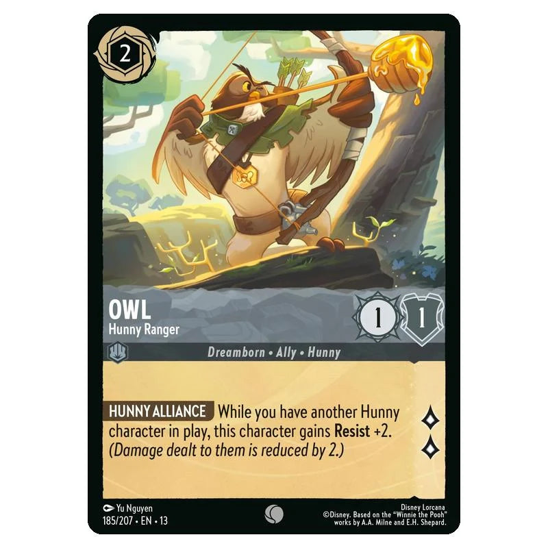 Lorcana - Attack of the Vine - Owl - Hunny Ranger (Common) - 185/207