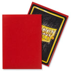 Dragon Shield Matte Crimson Sleeves : Standard Size (100) - One Piece/Digimon/Pokemon/MTG Cards