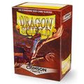 Dragon Shield Matte Crimson Sleeves : Standard Size (100) - One Piece/Digimon/Pokemon/MTG Cards