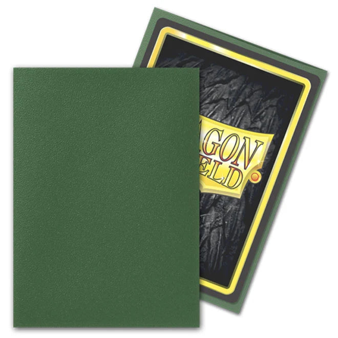 Dragon Shield Matte Forest Green Standard Size (100) - One Piece/Digimon/Pokemon/MTG Cards