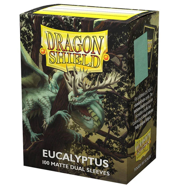 Dragon Shield Dual Matte Eucalyptus Sleeves: Standard Size (100) - One Piece/Digimon/Pokemon/MTG Cards ::