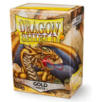 Dragon Shield Matte Gold Sleeves Standard Size (100) One Piece/Digimon/Pokemon/MTG Cards