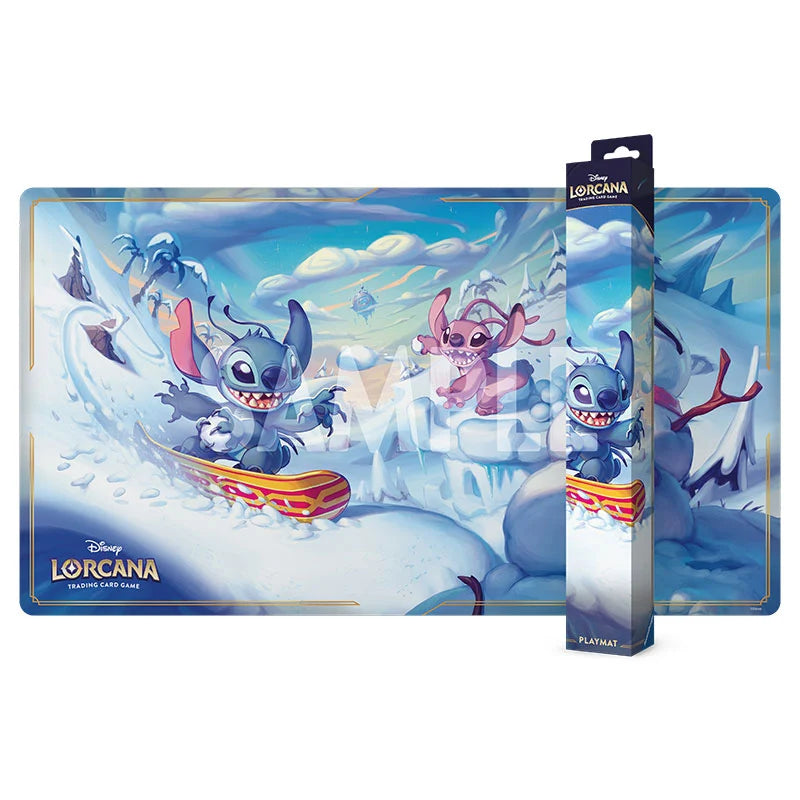 Lorcana - Hyperia City - Playmat - Stitch Snowboarding