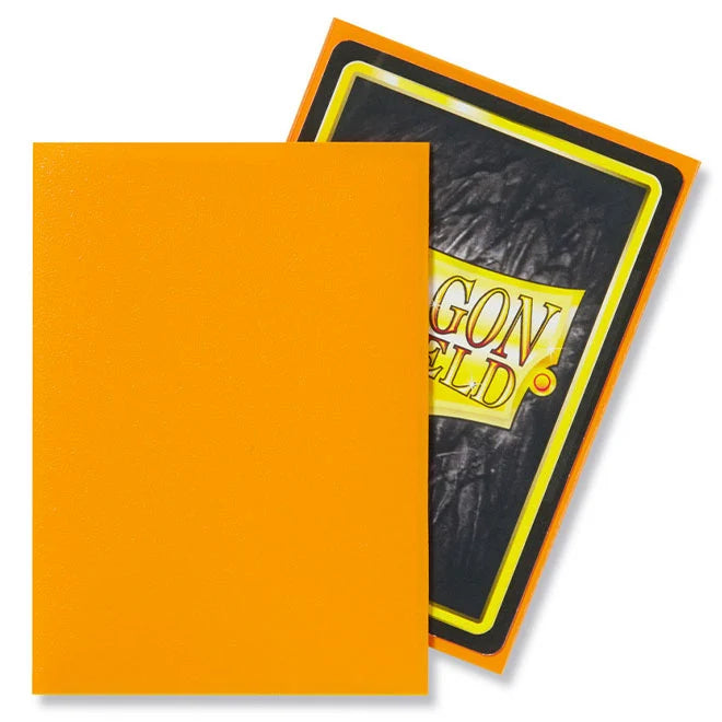 Dragon Shield Matte Orange Sleeves Standard Size (100) - One Piece/Digimon/Pokemon/MTG Cards