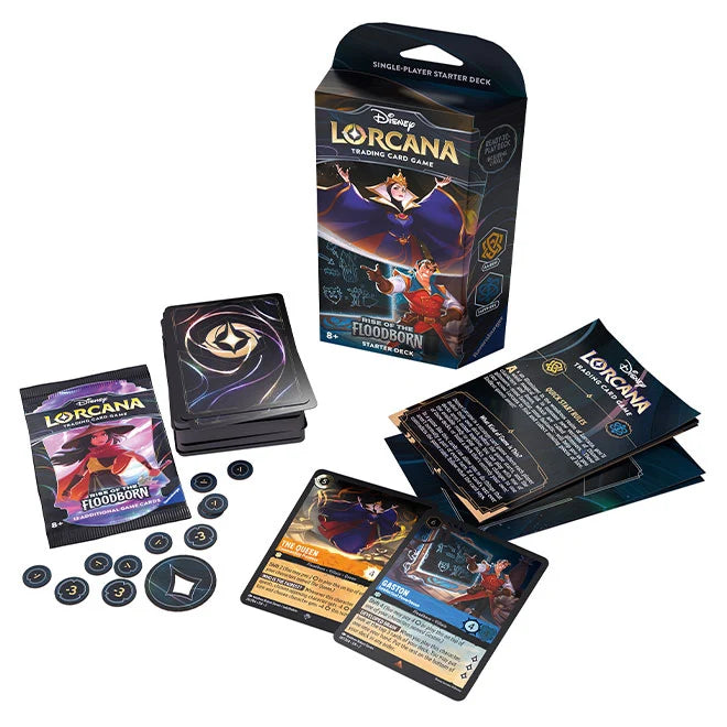 Lorcana - Rise of the Floodborn - Starter Deck - The Queen & Gaston
