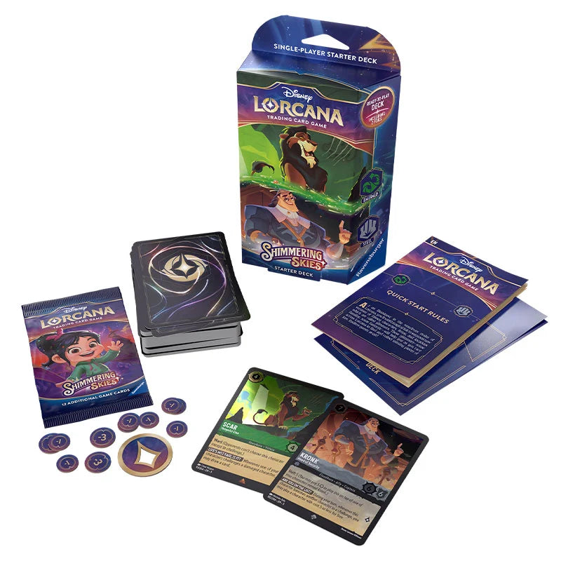 Lorcana - Shimmering Skies - Starter Deck - Scar & Kronk