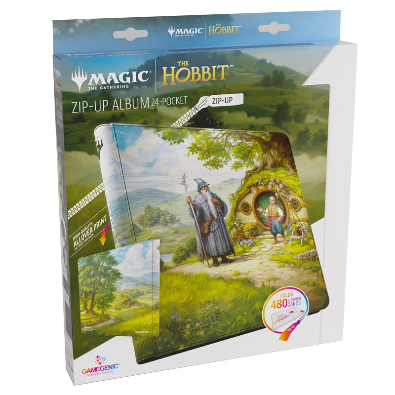Gamegenic - Magic The Gathering - The Hobbit - 24-Pocket Zip-Up Album - The Shire