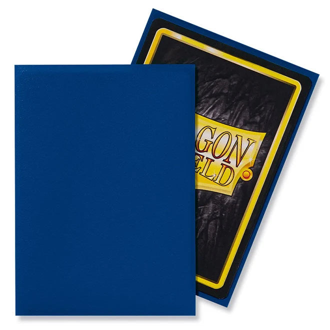 Dragon Shield Matte Blue Sleeves Standard Size (100) - One Piece/Digimon/Pokemon/MTG Cards